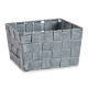 Cesta Kipit A3-6878 Gris Tela 15 x 10,5 x 20 cm Trenzada (24 Unidades)