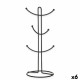 Colgador para tazas Negro Metal 16 x 39 x 16 cm (6 Unidades)
