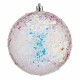 Set of Christmas balls Silver 10 cm (12 Units)