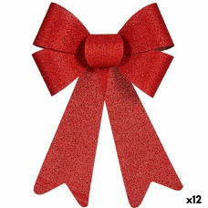 Lasso Christmas bauble Red PVC 16 x 24 x 4 cm (12 Units)