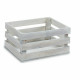 Caja Decorativa Blanco Madera de álamo 22 x 9 x 13 cm (48 Unidades)