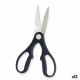 Tijeras Kinvara KT08-3116A Negro Plateado Acero Inoxidable 8,3 x 19,5 x 1,3 cm (12 Unidades)
