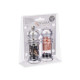 Set de Salero y Pimentero Kinvara KT081 Silicona Plástico (12 Unidades)