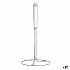Portarrollo de Papel de Cocina Kinvara W3450 Plateado Metal 15,5 x 31,5 x 15,5 cm (12 Unidades)
