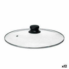 Tapa para Olla Kinvara CN-SW1304-28CM Transparente Plateado Cristal 28 cm (12 Unidades)
