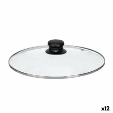 Tapa para Olla Kinvara CN-SW1304-26CM Transparente Plateado Cristal 26 cm (12 Unidades)