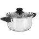 Cacerola con Tapa de Cristal Kinvara 16689B1 Plateado 2,5 L 31 x 10,5 x 20 cm (6 Unidades)