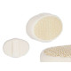 Body Sponge Berilo B7083-8 White Beige 11 x 15 x 5 cm (24 Units)