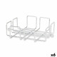 Servilletero Kinvara W3683A-1-350G Plateado Metal 19,3 x 6,5 x 19,3 cm (6 Unidades)