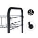 Carrito Verdulero Kinvara 86933 Negro Metal Polipropileno Plástico 40,5 x 27 x 82,5 cm (4 Unidades)