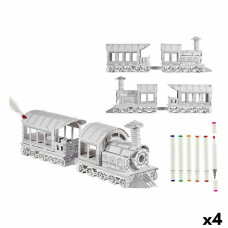 Juego de Manualidades con Papel Pincello CV20988 Tren (4 Unidades)