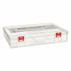 Caja Multiusos Pincello HB526 Rojo Transparente Plástico 29,5 x 6 x 20,5 cm (24 Unidades)