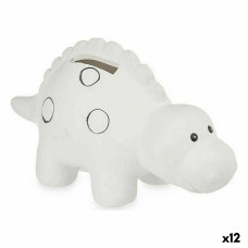 Hucha para Pintar Pincello BS1949 Cerámica Dinosaurio 6,5 x 8,7 x 16 cm (12 Unidades)