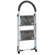 Escalera plegable Kipit KX1402-GREY429 Blanco Negro Gris Metal 38 x 50 x 84 cm (6 Unidades)