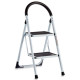 Escalera plegable Kipit KX1402-GREY429 Blanco Negro Gris Metal 38 x 50 x 84 cm (6 Unidades)