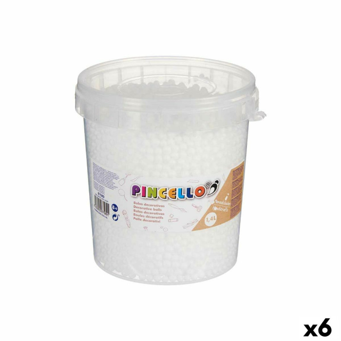 Materials for Handicrafts Balls 6 Units 13,5 x 14 x 14 cm Materials for Handicrafts Balls 6 Units 13,5 x 14 x 14 cm