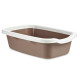 Cat Litter Box Mascow 87893 White Beige Plastic 38 x 16 x 58,5 cm (11 Units)