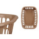 Cesto Kipit 8067-T Taupé Polipropileno 50 L 58 x 24 x 42 cm (12 Unidades)