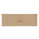 Alfombrilla Kinvara Healthy Food Beige 40 x 120 cm Multiusos (12 Unidades)