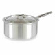Cazo con Tapa Kinvara 100021 Plateado Aluminio 3 L 22 x 12 x 38 cm (10 Unidades)