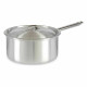 Cazo con Tapa Kinvara 100023 Plateado Aluminio Ø 24 cm 5 L (10 Unidades)