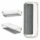 Organizador de Cajones Kinvara W623310 Gris Plástico reciclado 9,3 x 4,5 x 23 cm (24 Unidades)