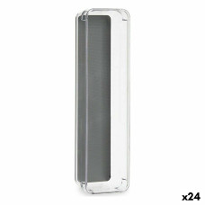 Organizador de Cajones Kinvara W623311 Gris Plástico reciclado 9 x 4,5 x 32,5 cm (24 Unidades)