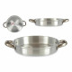 Pan Kinvara 100113 Silver Aluminium Ø 22 cm (12 Units)