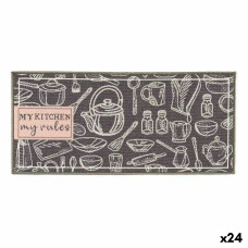 Alfombrilla Kinvara My Kitchen Gris 40 x 90 cm Multiusos (24 Unidades)