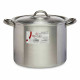 Olla con Tapa Kinvara 100035 Plateado Aluminio Ø 24 cm (6 Unidades)
