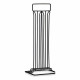 Organizador de Cápsulas de Café Kinvara 92310 Negro Acero 15,5 x 37,5 x 10 cm (12 Unidades)