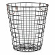 Cesto Kinvara W5759M-CH Negro Acero 30 x 30 x 30 cm Con asas (12 Unidades)