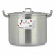 Casserole with Lid Kinvara 100034 Silver Aluminium 31 x 20 x 24 cm (6 Units)