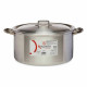 Cacerola Con Tapa Kinvara 100012 Plateado 15 L (3 Unidades)