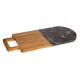Tabla de cortar Kinvara 78373 Negro 18 x 1,5 x 38 cm (8 Unidades)