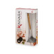 Juego de Utensilios de Cocina Kinvara KT166095-S5 5 Gris Acero Inoxidable Madera de acacia (6 Unidades)