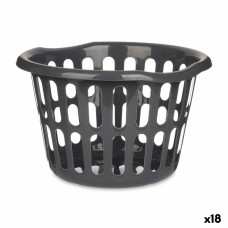 Cesto Kipit 8066-A Antracita Polipropileno 27 L 40 x 25 x 40 cm (18 Unidades)