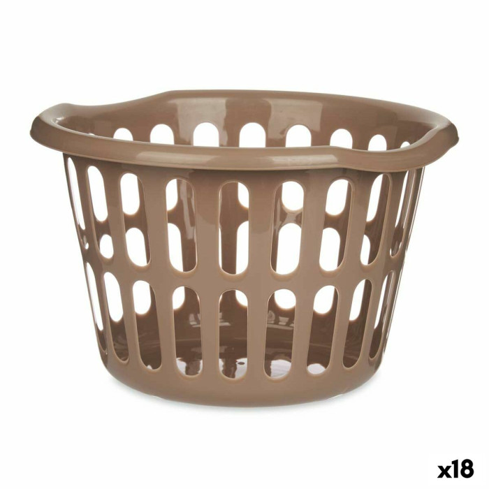 Cesto Kipit 8066-T Taupé Polipropileno 27 L 40 x 25 x 40 cm (18 Unidades) Cesto Kipit 8066-T Taupé Polipropileno 27 L 40 x 25 x 40 cm (18 Unidades)