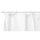 Cortina de Ducha Berilo 89375 Blanco Polietileno EVA 180 x 180 cm (12 Unidades)