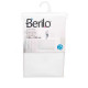 Cortina de Ducha Berilo 89375 Blanco Polietileno EVA 180 x 180 cm (12 Unidades)
