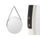 Wall mirror 1270 White Black 45 x 45 x 3 cm Circle (4 Units)