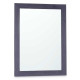 Espejo de pared 82715 Azul 60 x 80 cm Madera MDF Rectangular (2 Unidades)