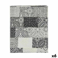 Tablecloth Kinvara AZULEJO-G Grey Thin canvas 140 x 180 cm Anti-stain Tile (6 Units)