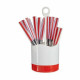 Set de Cubiertos Kinvara HQ233H10 Rojo Acero Inoxidable (8 Unidades)