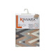 Tablecloth Thin canvas Anti-stain Stripes 140 x 180 cm Beige (10 Units)