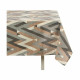 Tablecloth Thin canvas Anti-stain Stripes 140 x 180 cm Beige (10 Units)