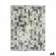 Mantel Kinvara CUADROS-G Gris Loneta 140 x 180 cm Antimanchas Cuadros (6 Unidades)