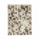 Mantel Kinvara CUADROS-B Beige Loneta 140 x 180 cm Antimanchas Cuadros (6 Unidades)