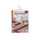 Mantel Kinvara ZIGI-21469-26 Granate Loneta 140 x 180 cm Antimanchas Rayas (10 Unidades)