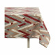 Mantel Kinvara ZIGI-21469-26 Granate Loneta 140 x 180 cm Antimanchas Rayas (10 Unidades)